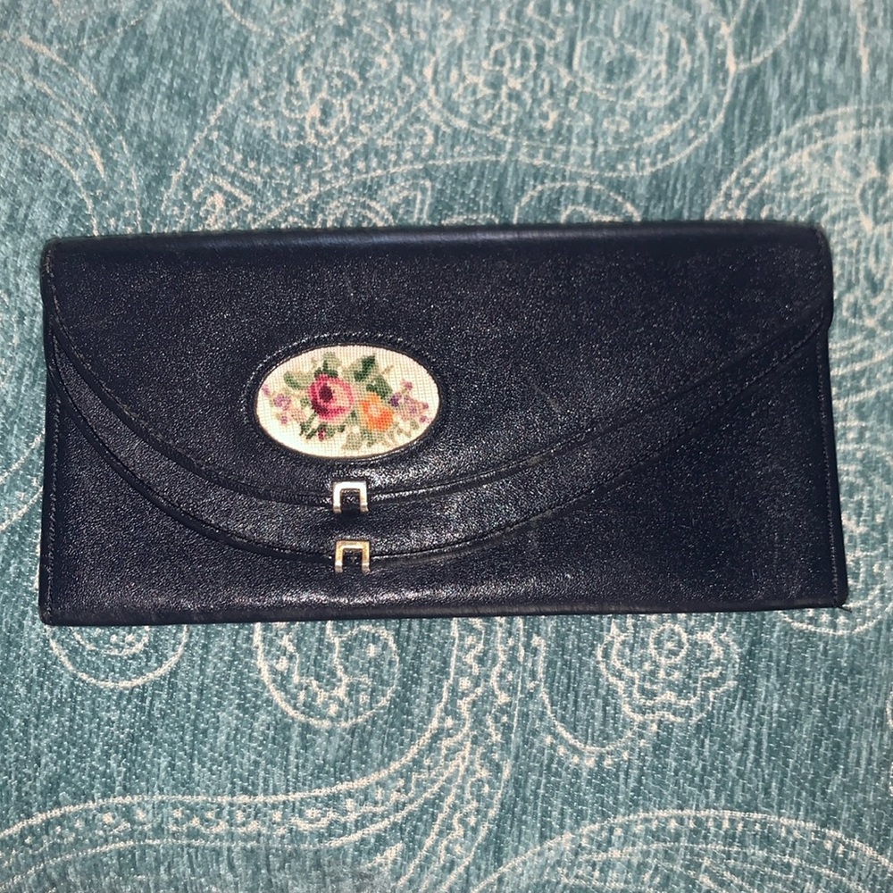 Petit Point Michiko Kuge Wallet
